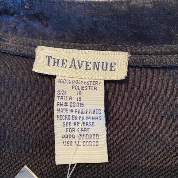 The Avenue Vintage NWT Velvet Black Jacket - 18 - Picture 4 of 11